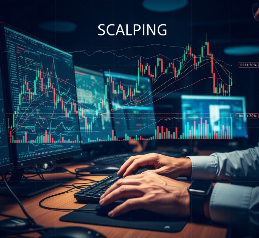 Scalping trading strategy illustration