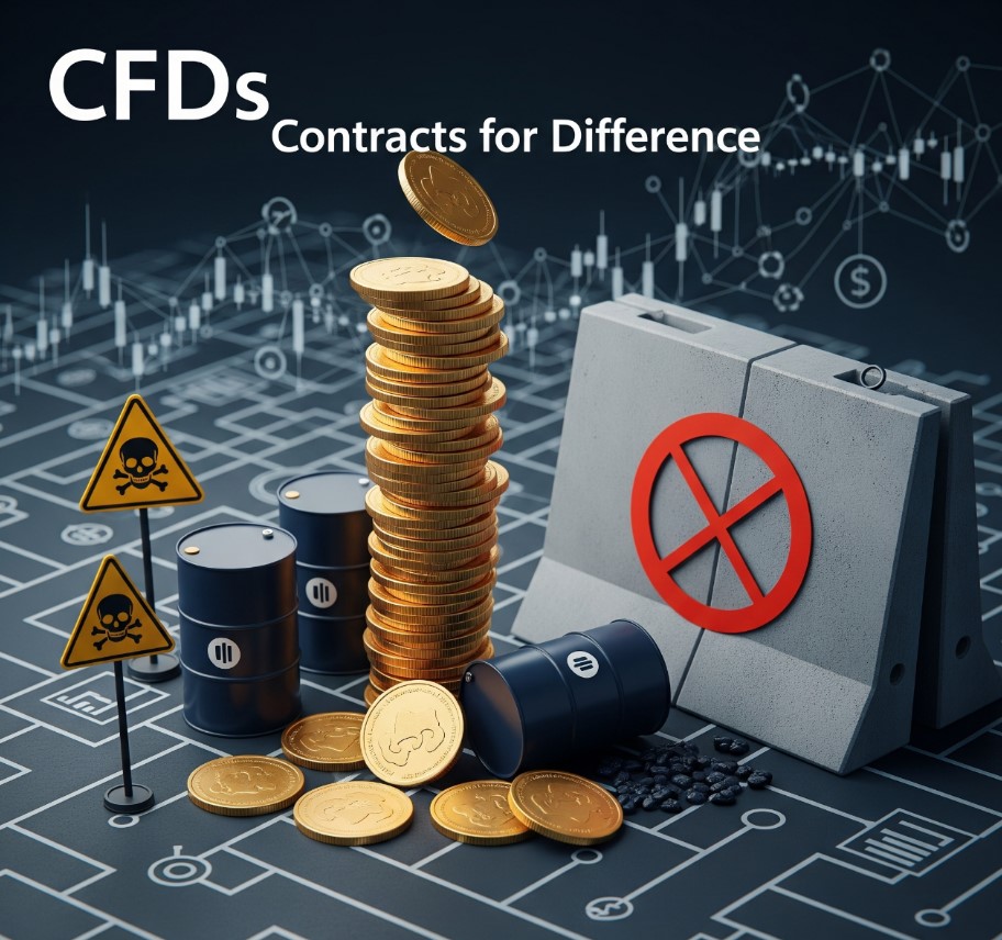 Illustration explaining CFD trading on TradeUnfold