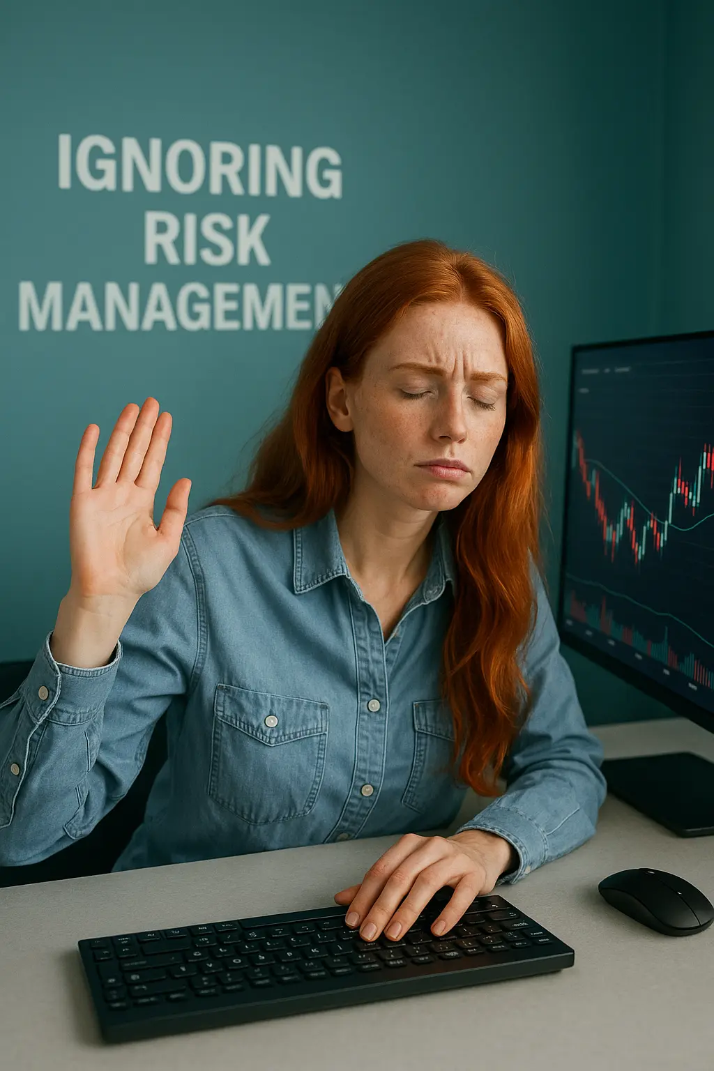 Concept of risk management as a shield against market volatility