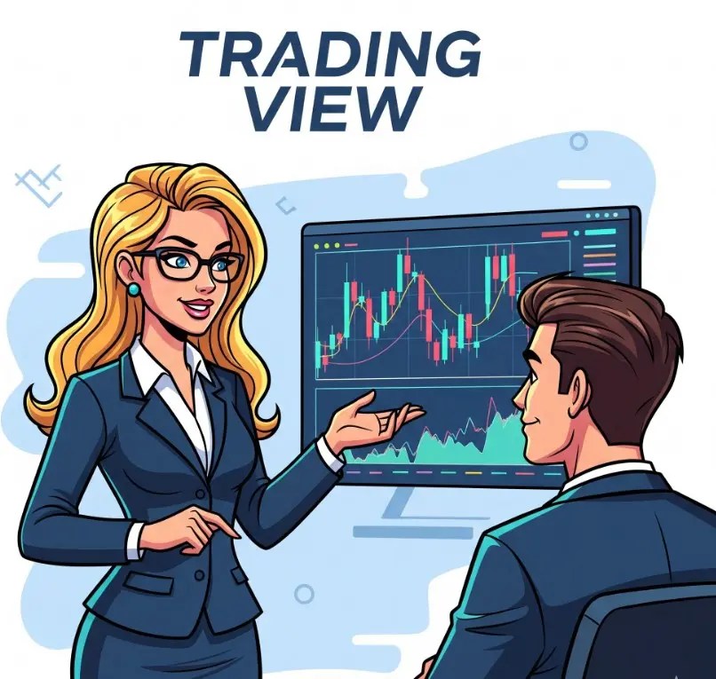 A clean view of the TradingView 2026 charting interface with various tools active