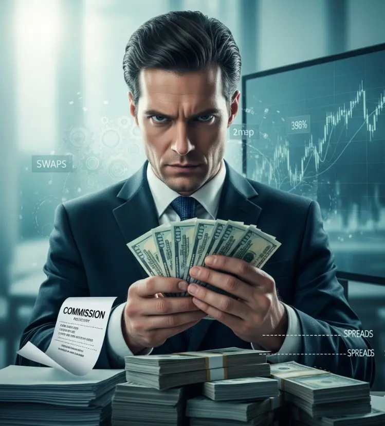 Broker inactivity fee notification and account drain