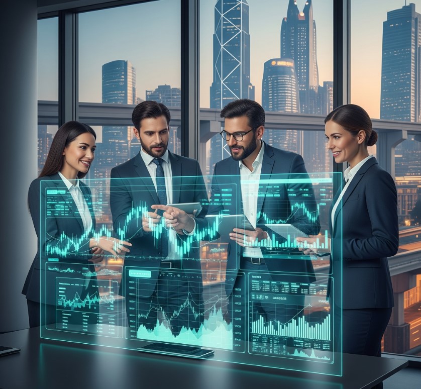 A clean, focused retail trading desk environment running advanced charts