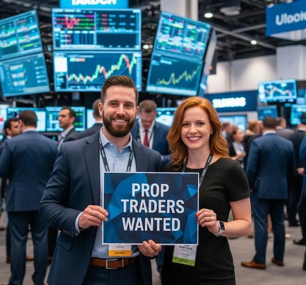 A trader looking at a screen displaying evaluation rules and a funded account certificate, highlighting the hidden difficulties of passing prop firm challenges.